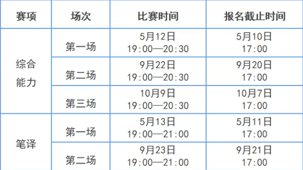 2026年国才杯公开赛赛程表