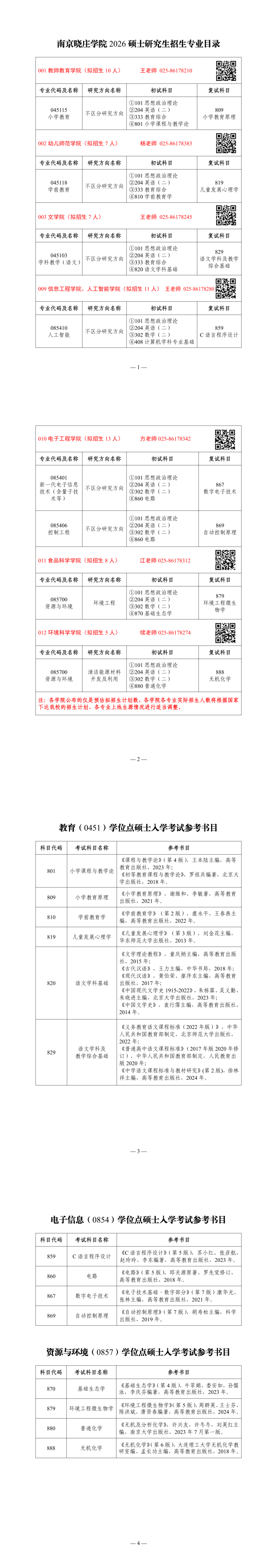 南京晓庄学院2026年硕士研究生招生简章 - 内容图片 13